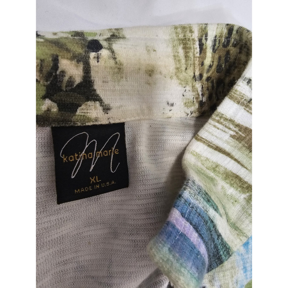 Dolcezza Jacket In Multi- Colir Abstract Print - Picture 8 of 11